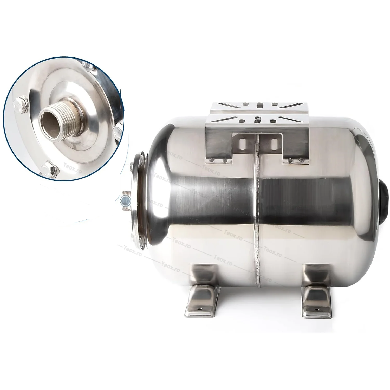 Vas expansiune hidrofor 24 litri Inox DDT, Rezervor tip butelie cu Membrana Inclusa [5]