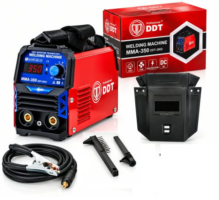 Aparate sudura - Aparat de sudura DDT PROFESSIONAL DDT-2002 , MMA 350A, afisaj electronic LCD, Invertor, tehnologie inalta