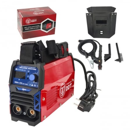 Pachet promo Aparat de sudura DDT PROFESSIONAL DDT-2002 , MMA 350A, afisaj electronic LCD, Invertor, tehnologie inalta + Masca Sudura Automata cu Reglaj si Cristale [9]