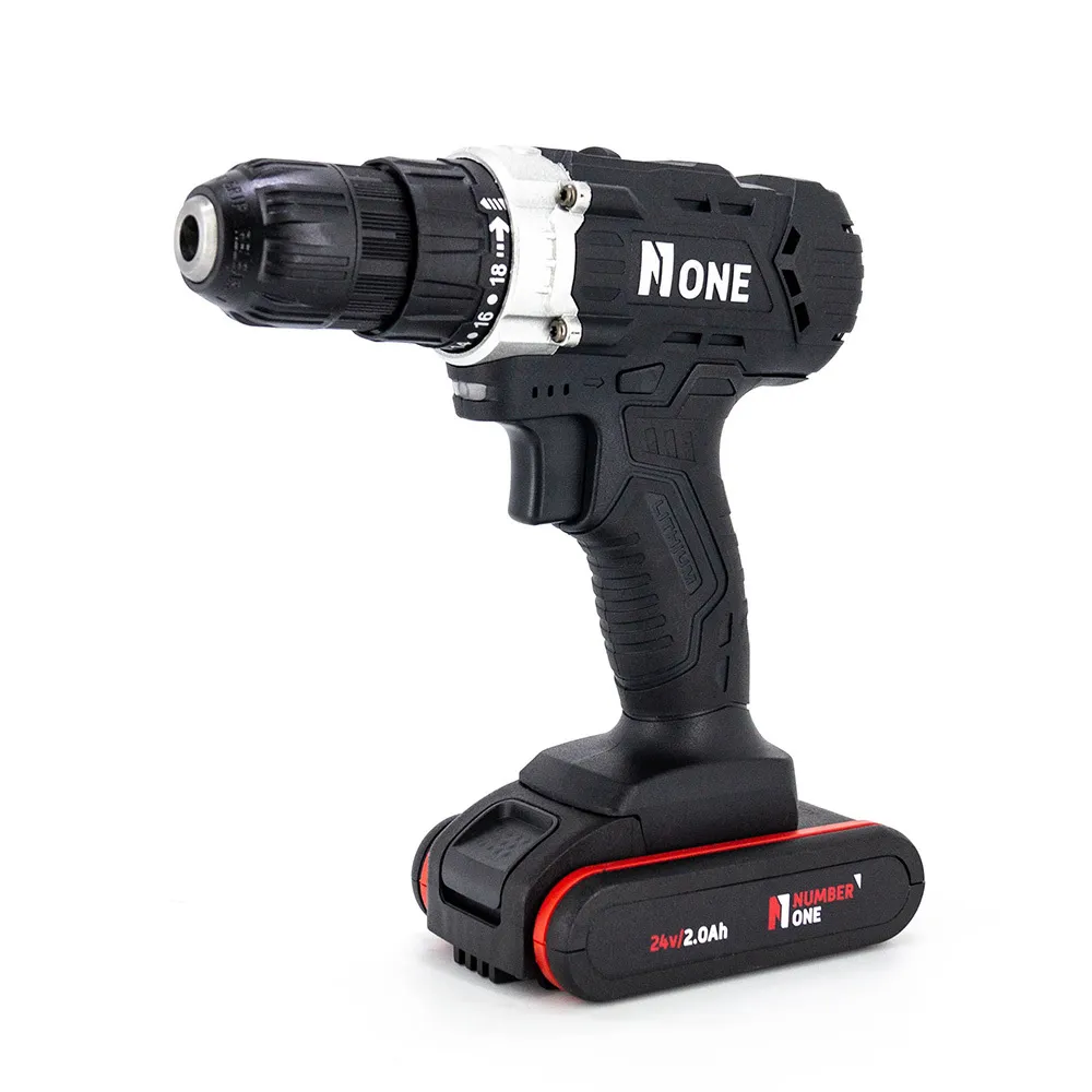 Autofiletanta Number One, pentru gaurit si insurubat, 2 acumulatori, 24 V, 2.0 Ah, 32 Nm [3]