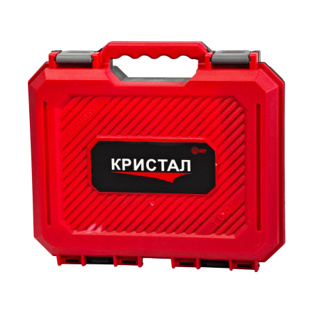Bormașină cu acumulator DDT-KRISTAL 36V, 2 acumulatori Li-Ion 2.0Ah, motor fara perii (brushless), 2 viteze, cuplu reglabil, sistem autoblocaj,  valiză de transport [16]