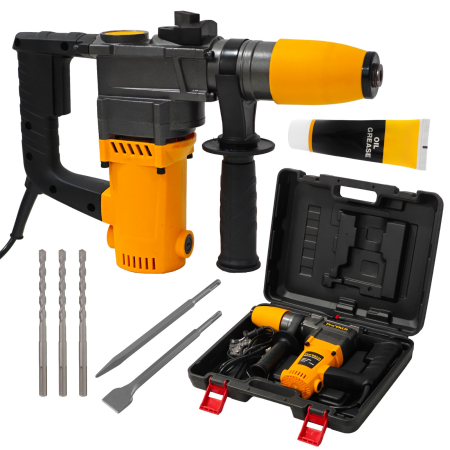 Accesorii masini de gaurit - Ciocan rotopercutor  DDT, Pro’EKCO 1700W SDS-Plus – 26 mm, 3 burghie si 2 dalti incluse, 1700W, 920 rpm