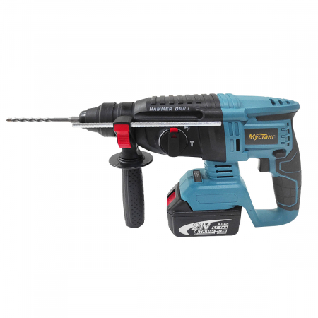 Ciocan rotopercutor cu 2 acumulatori , Mustang , 21 V , 4 AH , 1.9 J , 1150 RPM , 2 Mandrine , Model 2023 [1]