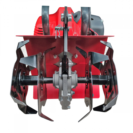 Cultivator / Motosapa pe benzina , motor 2 timpi , latime de lucru 25 cm , 52 cc , 4 cutite [6]