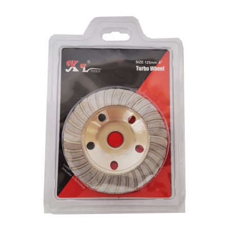 Polizoare electrice - Disc diamantat 125 mm cu segmente pentru slefuit suprafete beton, mozaic