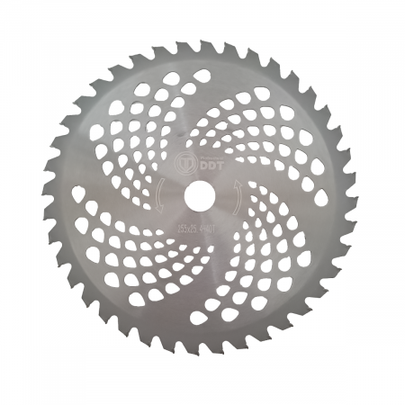 Motocoase - Disc motocoasa DDT, trimmer cu 40 de dinti intariti cu vidia nr 10, 255 mm