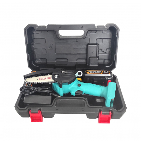 Mini fierastrau mini drujba cu 2 acumulatori , Mustang , 24 V [1]