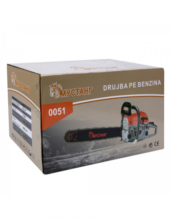 Drujba pe benzina Mustang 0051, 5 Cp, 52 cmc, lama 40 cm [5]