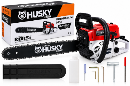 Drujbe - Drujba pe benzina Husky 0052, 4 Cp, 52 cmc, lama 40 cm