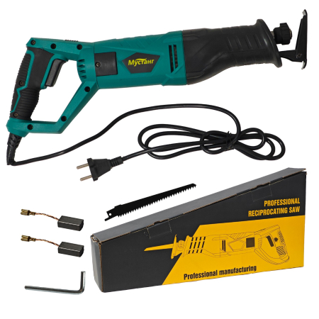 Scule si unelte electrice - Fierastrau pendular tip sabie DDT Mustang, Adancime de Taiere 200 mm Lemn, 8mm Otel, 12mm Aluminiu, 1100 W, Viteza Variabila 2700 rpm