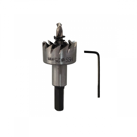 Accesorii masini de gaurit - Freza pentru gaurire metal 25 MM HSS