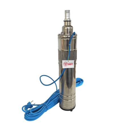 Kit complet hidrofor, DDT, QGD120, Inox complet, suruburi inox, sita protectie, 20 m cablu, 120 m, 3 m³/h + bazin inox 24L + accesorii [5]