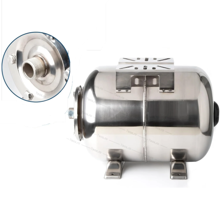 Kit complet hidrofor Pompa submersibila de adancime, DDT, 4QJD2-8, 1500 W, 8 turbine, 7 mc/h , 25 metri cablu+ Bazin inox 24 L + accesorii [7]