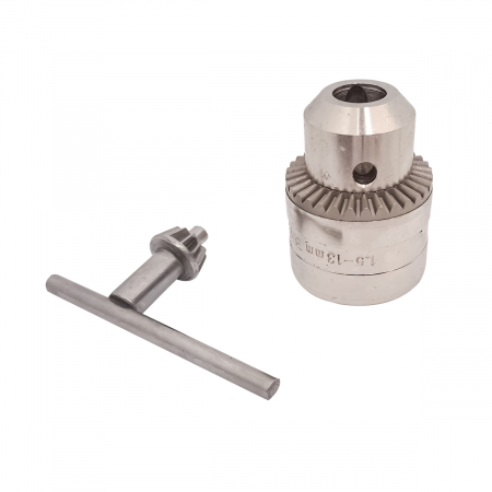 Accesorii masini de gaurit - Mandrina cu cheie , 1.5 -13 mm , metalica , pentru bormasina , 1/2 "