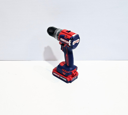 Masina de gaurit  si insurubat cu 2 acumulatori 2.0AH, motor fara perii (brushless), 60Nm, 1/2", 47 accesorii, cutie transport - ECDL20602, EMTOP [4]