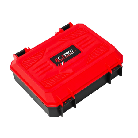 Mașină de găurit și înșurubat cu acumulator DDT JCTPEB HLP10-9002, Brushless, 48V, 2 acumulatori, cuplu reglabil, sistem autoblocaj,  valiză de transport [1]