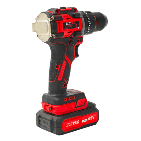 Mașină de găurit și înșurubat cu acumulator DDT JCTPEB HLP10-9002, Brushless, 48V, 2 acumulatori, cuplu reglabil, sistem autoblocaj,  valiză de transport [5]