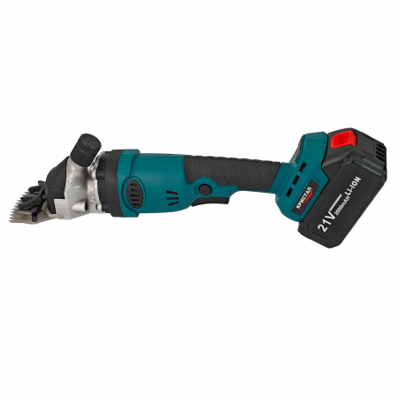 Masina de tuns oi pe acumulator DDT-CRISTAL, 21 V, 2000mAh, 2 acumulatori, accesorii incluse + cutie de transport si depozitare [8]
