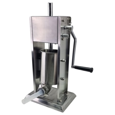Masina de umplut carnati profesional DDT VANES , ML-S3, 3Kg mecanic, inox-integral, 6 palnii incluse [3]