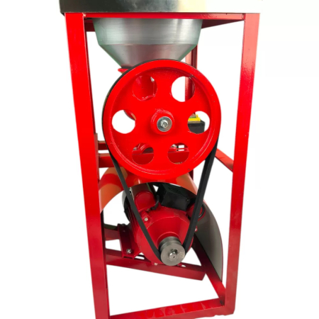 Masina Tocat Carne Nr.32 German Meister cu motor electric 3 kw ,Palnie pentru carnati ,platforma inox,buton start stop [3]