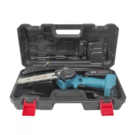 MINI DRUJBA CU 2 ACUMULATORi , MUSTANG , 550 W , 21 V , 1.5 AH , LAMA 18.5 cm [2]