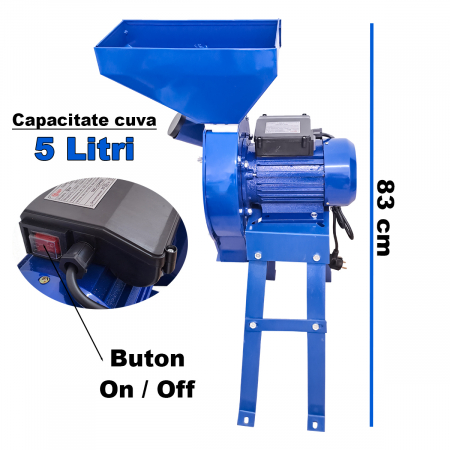 Moara electrica pentru cereale, cu suport [4]
