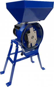 Moara electrica cu Suport pentru cereale, boabe si stiuleti porumb, Cuva Mare, DDT, 3.5 kW, 3000 rpm, 200 Kg/h [1]