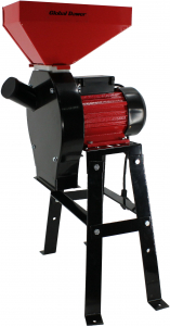 Mori electrice - Moara electrica cu suport pentru cereale, boabe si stiuleti (2 in 1), Global Dawer, 3500 W, 200 kg/h