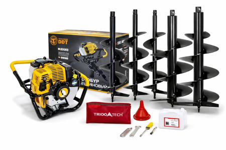 Motoburghie si Burghie - Motoburghiu / foreza pamant Mustang 4 Cp, 8000 Rpm + Burghie 100/150/200/250/300 mm