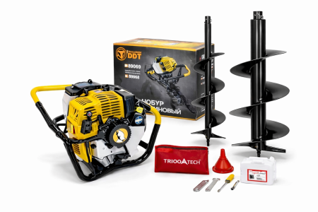 Motoburghie si Burghie - Motoburghiu / foreza pamant Mustang 4 Cp, 8000 Rpm + Burghiu 150 mm si 300 mm