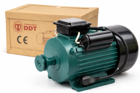 Motoare - Motor electric monofazat, DDT, 3000 W, 3000 rpm, 2 condensatori, corp fonta
