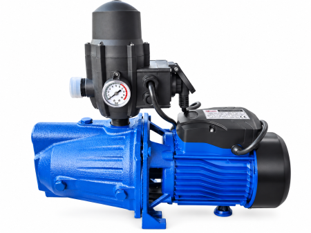 Pachet Pompa de suprafață DDT JET 100L, 1.5 kW, debit 60 l/min, inaltimea de refulare 50 m , adancimea de absortie 9 m + Presostat electronic automat DDT LS-4 [3]