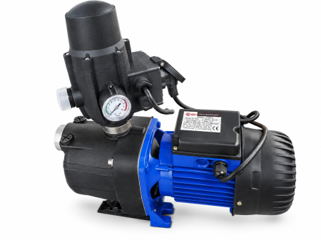 Pompe apă și Hidrofoare - Pachet Pompa de suprafata JP100-2, 1.5kW, 35L/min, 50m, 1" cu buton pornire-oprire si bobinaj masiv cupru, inaltimea de refulare 35m , adancimea de absortie 7 m + Presostat electronic automat DDT LS-4