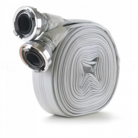 Pachet promo Pompa pentru apa murdara  DDT, cu plutitor si tocator , 3000 W , Adancime evacuare maxim 8 Metri, corp inox + Furtunul de pompier 2'' 20 m, 8 bari, cu cuple [10]