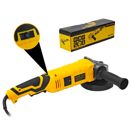 Polizoare electrice - Polizor unghiular DDT Angle Grinder, 1100W, coada lunga, 10000 Rpm, 100-125 mm