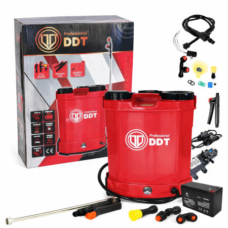 Casa, gradina si Bricolaj - Pompa de stropit cu acumulator , rezervor 16 Litri , 12 V , 8 Ah