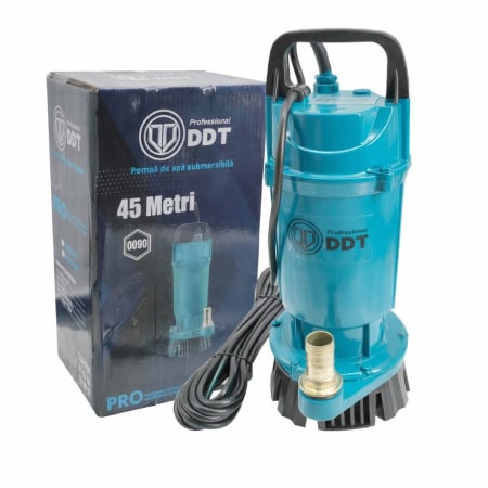 Pompe submersibile - Pompa submersibila apa curata DDT, QDX1.5-45-1.1, 1100 W, 3 mc/h, 1 tol