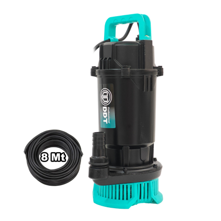 Pompa submersibila apa curata DDT cu plutitor  WQDS-0.6 – 0.75HP, 220V, debit 3 m³/h, bobinaj cupru masiv, refulare 25m [18]