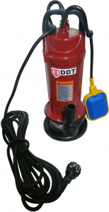 Pompe submersibile - Pompa submersibila cu plutitor, DDT, QDX-16, 370 W, Rosu/Negru