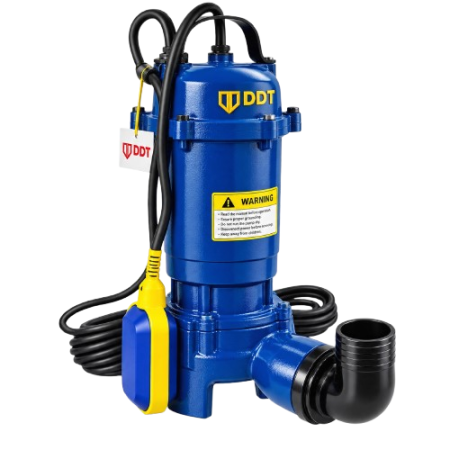 Pompe apa murdara - Pompa submersibila cu tocator si plutitor, DDT, WQD10, 2600W