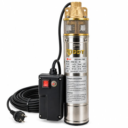 Pompe submersibile - Pompa submersibila, DDT, 4SKM-100 , 1.5 kW, Inox+Alama, 3 m³/h, 120 m