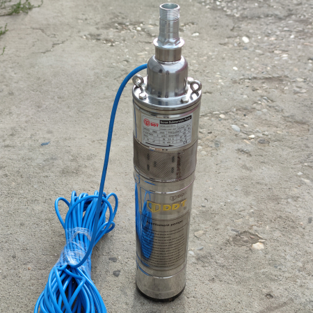 Pompa submersibila, DDT, QGD120, Inox complet, suruburi inox, sita protectie, 20 m cablu, 120 m, 3 m³/h, Resigilata [0]