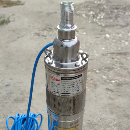 Pompa submersibila, DDT, QGD120, Inox complet, suruburi inox, sita protectie, 20 m cablu, 120 m, 3 m³/h, Resigilata [1]