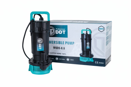 Pompe submersibile - Pompa submersibila apa curata DDT WQDS-0.6 – 0.75HP, 220V, debit 3 m³/h, bobinaj cupru masiv, refulare 25m