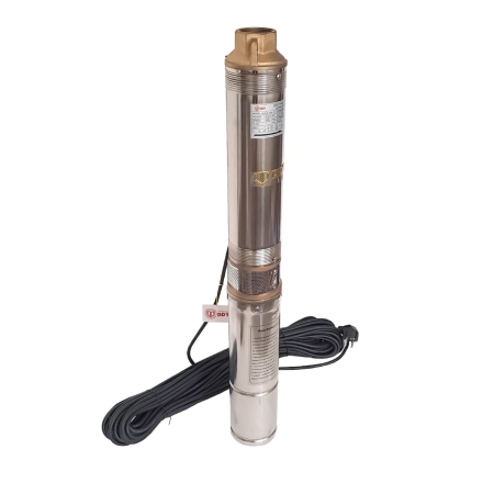 Pompa submersibila de adancime, DDT, 4QJD2-8, 1500 W, 8 turbine, 7 mc/h , 25 metri cablu+ Vas de expansiune , Bazin hidrofor DDT , 24 LT , Membrana inclus [7]