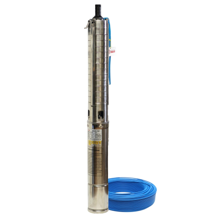 Pompa submersibilă de adâncime DDT 4SP5/8 – 1.5 kW, 2 CP, 7 m³/h, 70 m inaltimea de refulare, 8 turbine inox cu panou de control, rezistenta la nisip [6]
