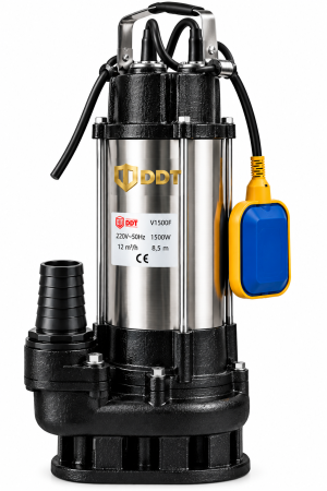 Pompe apa murdara - Pompa submersibila de apa murdara DDT V1500F, 1500 W, 12 mc/h