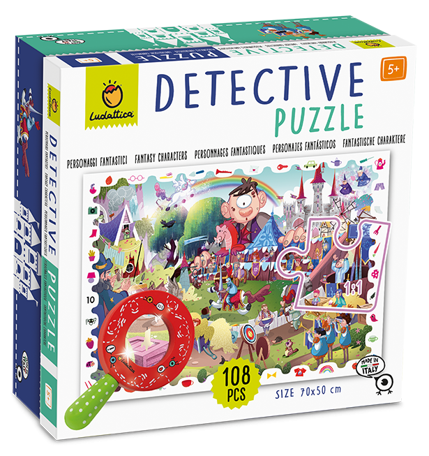 Puzzle Micul Detectiv - Personaje fantastice