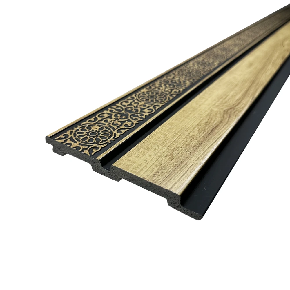 Riflaj decorativ imitatie lemn deschis, 120 mm [3]