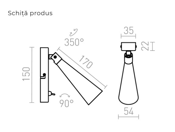 ALEXIS - Spot luminos cu design modern [2]